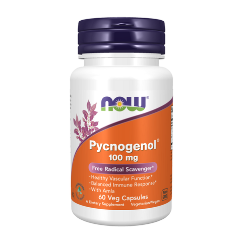 Pycnogenol 100 mg NOW Foods – 60 cápsulas vegetais