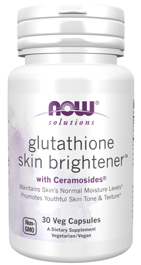 Glutationa com ceramidas NOW Foods – 30 cápsulas vegetais