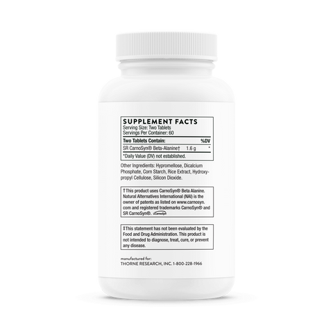 Beta Alanine SR 120 Tablets Thorne