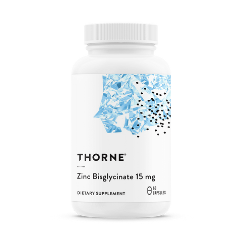 Bisglicinato de zinc 15 mg 60 cápsulas Thorne