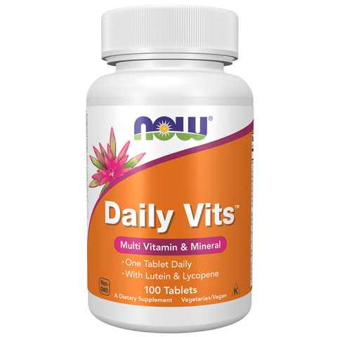 Multivitamínico Daily Vits NOW Foods – 100 comprimidos