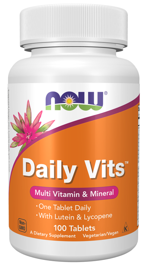 Multivitamínico Daily Vits NOW Foods – 100 comprimidos