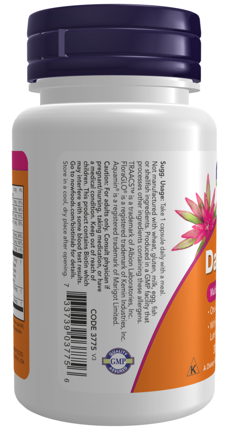 Multivitamínico vegano Daily Vits NOW Foods – 30 cápsulas vegetais – imagem 4