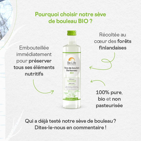 Seiva de Bétula Bio Be-Life, imagem de apresentação do produto (2 de 2)