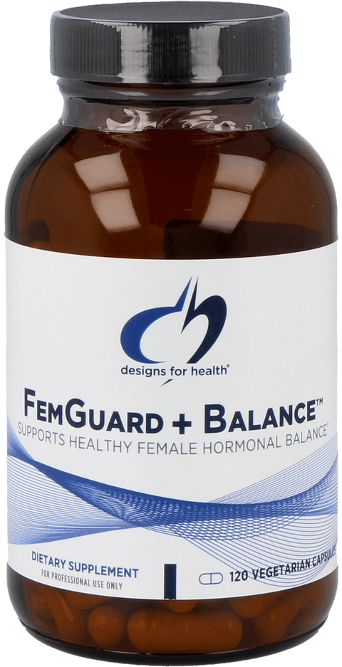 Diseños de FemGuard+Balance™ 120 cápsulas
