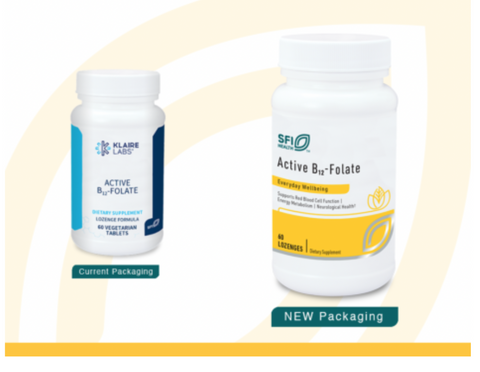 Active B-12 Folate Klaire labs 60 Caps