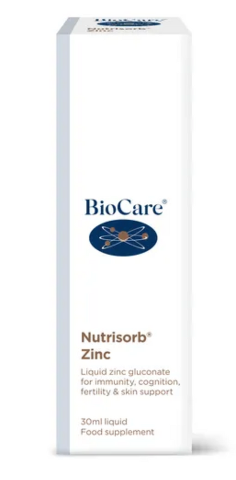 Nutrisorb Liquid Zinc Complex 30ml Biocare