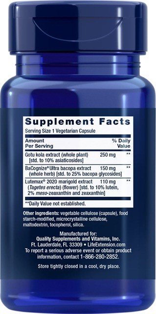 Quick Brain Nootropic 30 Caps Life Extension
