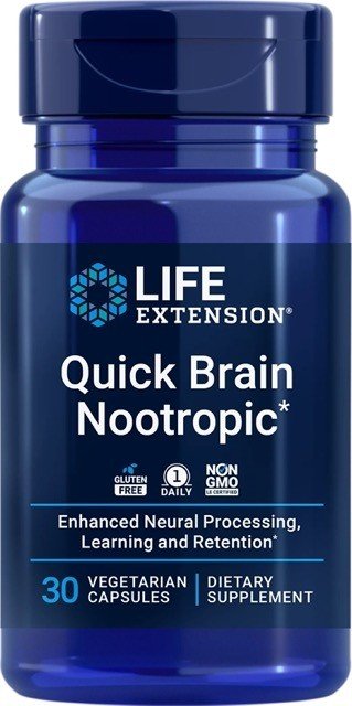 Quick Brain Nootropic 30 Caps Life Extension