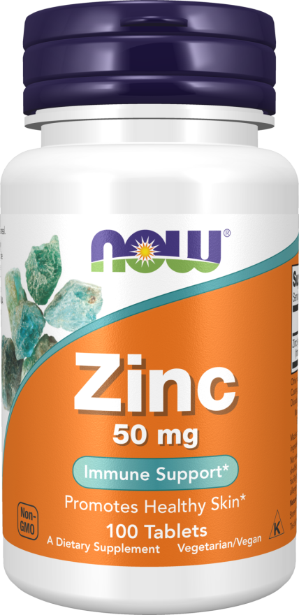 Gluconato de zinc 50 mg 100 cápsulas Now