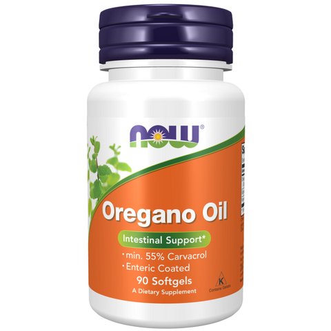 Óleo de orégão em cápsulas Oregano Oil NOW Foods – 90 cápsulas moles