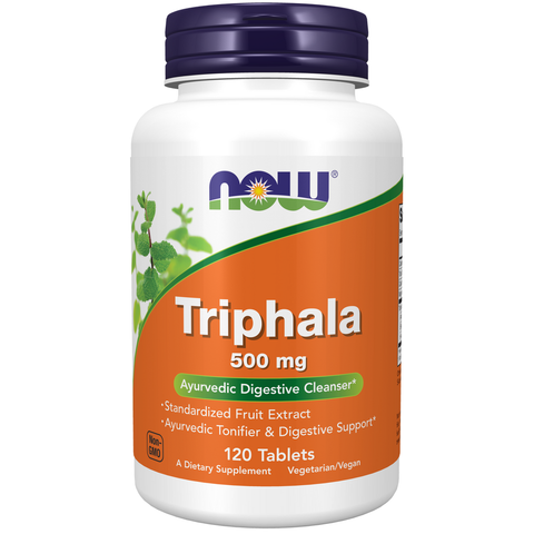 Triphala 500 mg NOW Foods – 120 comprimidos
