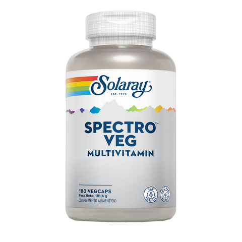 Spectro Multi-Vita-Min 180 Cápsulas Vegetais Solaray – Viva Saudável