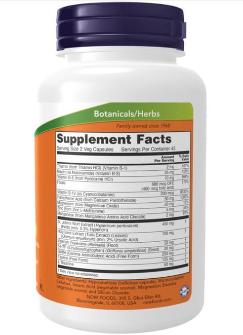 Mood Support W/St Johns Wort 450 mg 90 Caps Now
