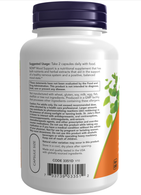 Mood Support W/St Johns Wort 450 mg 90 Caps Now