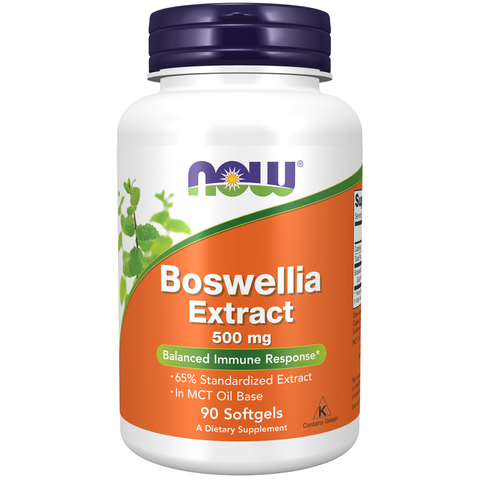 Boswellia extrato 500 mg NOW Foods – 90 cápsulas moles