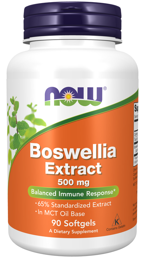 Boswellia extrato 500 mg NOW Foods – 90 cápsulas moles