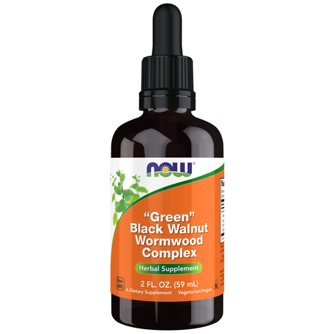 Extrato de nogueira negra, absinto e cravinho NOW Foods – 59 ml