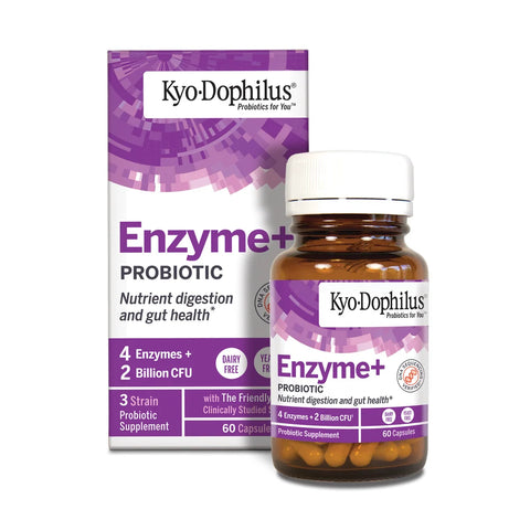 Kyo-Dophilus com Enzimas – embalagem sobre fundo branco