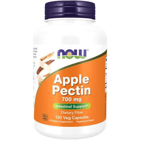 Pectina de maçã 700 mg NOW Foods – 120 cápsulas vegetais