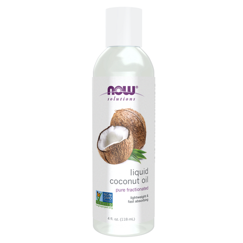 Óleo de coco fracionado líquido NOW Solutions – 118 ml