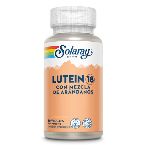 Lutein Eyes Luteína 18 mg 30 Cápsulas Vegetais Solaray – Viva Saudável