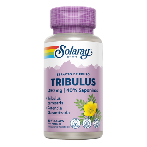 Tribulus Terrestris 60 Cápsulas Vegetais Solaray – Viva Saudável