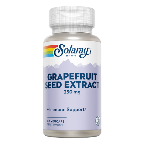 Extrato de Semente de Toranja 250 mg 60 Cápsulas Vegetais Solaray – Viva Saudável