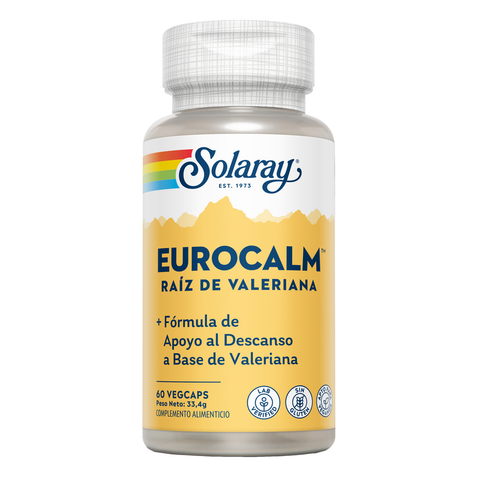 EuroCalm 60 Cápsulas Vegetais Solaray – Viva Saudável