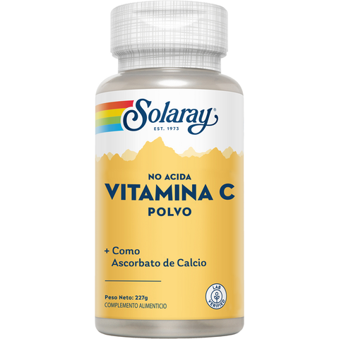 Vitamina C em Pó Não Ácida 227 g Solaray – Viva Saudável