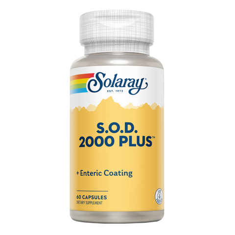 S.O.D. 2000 Plus 100 Cápsulas Vegetais Solaray – Viva Saudável