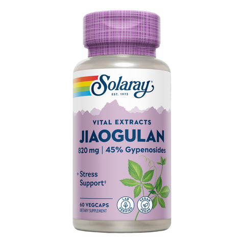 Jiaogulan 410 mg 60 Cápsulas Vegetais Solaray – Viva Saudável