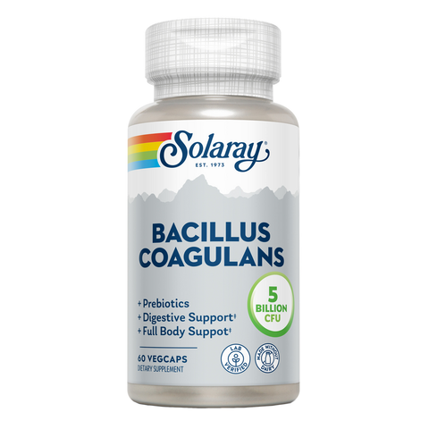 Bacillus Coagulans 60 Cápsulas Vegetais Solaray – Viva Saudável