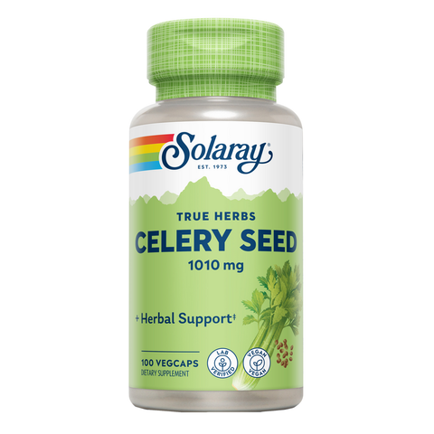 Semente de Aipo 505 mg 100 Cápsulas Vegetais Solaray – Viva Saudável