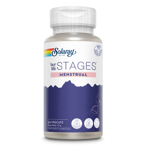 Menstrual Stages 24 Cápsulas Vegetais Solaray – Viva Saudável