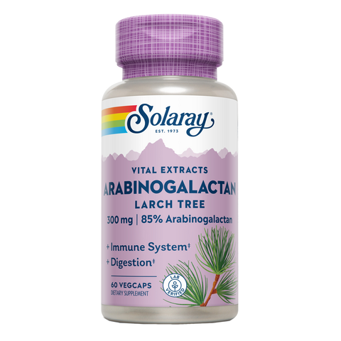 Arabinogalactano 60 Cápsulas Vegetais Solaray – Viva Saudável