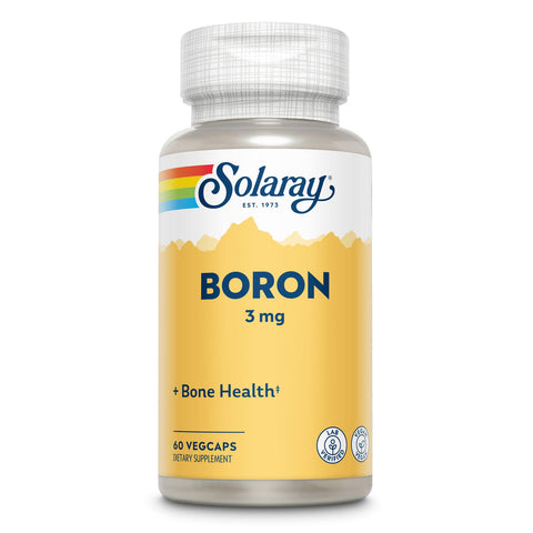 Citrato de Boro 3 mg 60 Cápsulas Vegetais Solaray – Viva Saudável