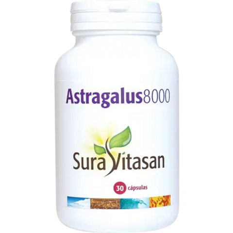 Extrato de astrágalo Astragalus 8000 Sura Vitasan, embalagem de 30 cápsulas vegetais