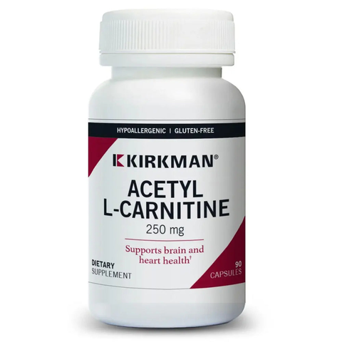 Acetil-L-Carnitina 250 mg 90 cápsulas Kirkman Labs - Viva Saudável
