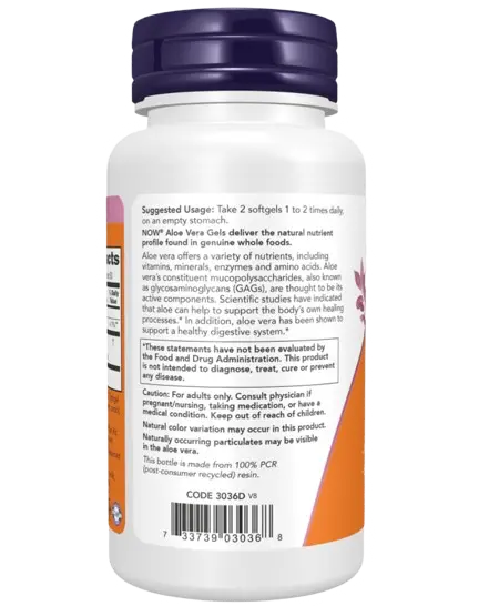 Aloe Vera 5000mg 100cap Now NOW