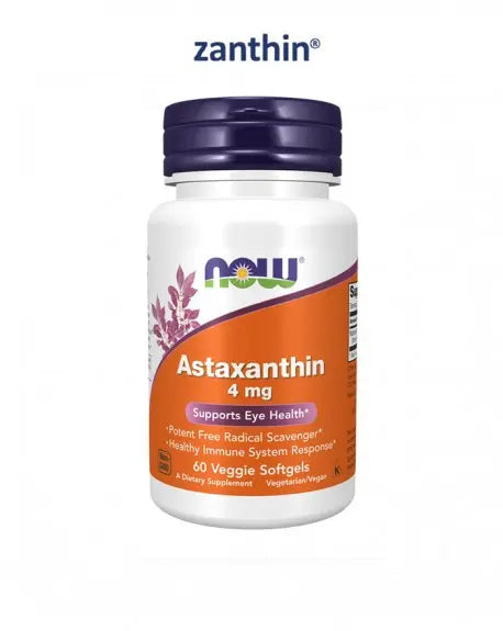 Astaxanthin 4 mg 60 Caps Now - Viva Saudável