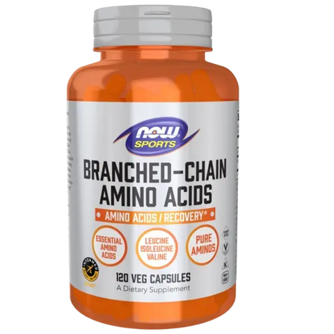 BCAA Branched Chain 120 Caps Now Sports - Viva Saudável