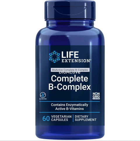 Bioactive Complete B Complex 60 caps Life Extension Life Extension