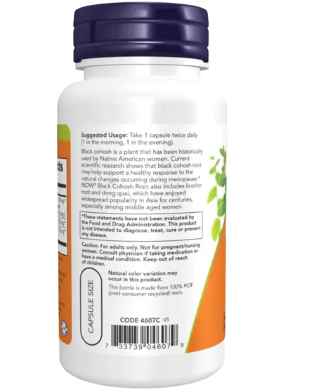 Black Cohosh 80 Mg 90 caps Now NOW