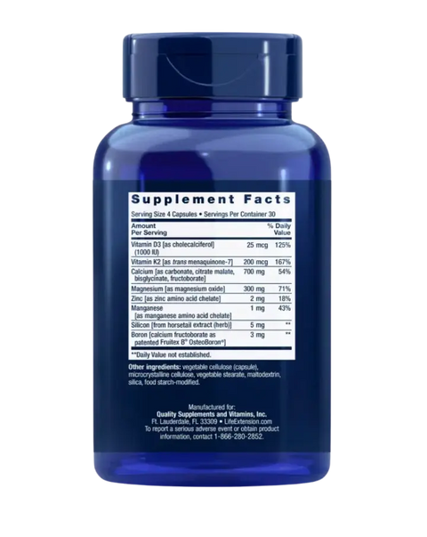 Bone Restore W/vitamina K2 120 cápsulas Life Extension Life Extension