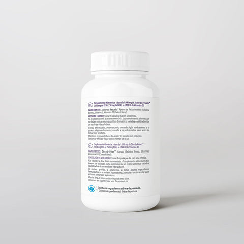 Omega 3 + D 60 Caps Bétula — vista lateral