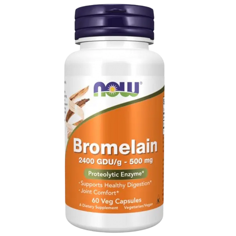 Bromelain 500 mg 60 Caps Now - Viva Saudável