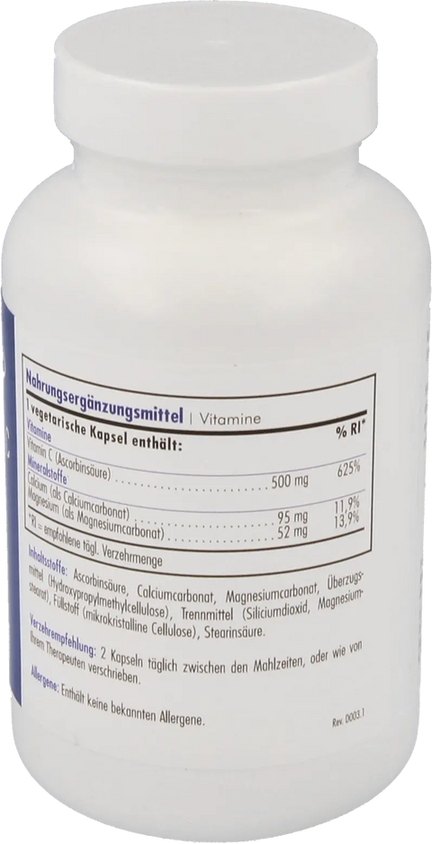 Buffered Vitamin C 120 Caps Allergy Research Group - Viva Saudável