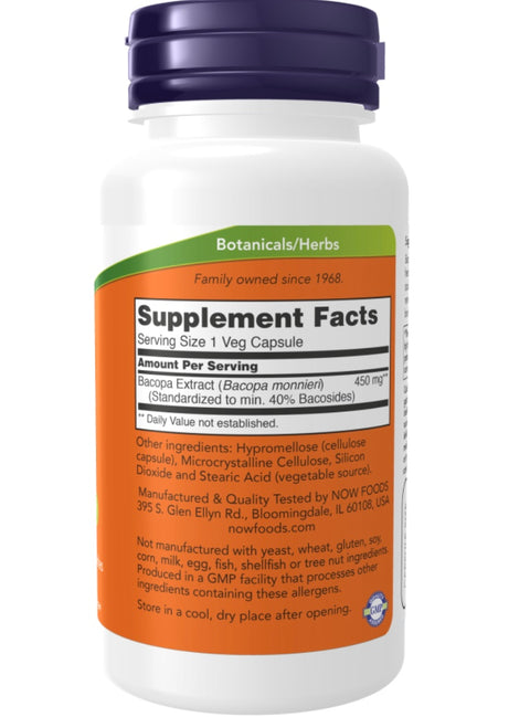 Bacopa Extract 450 mg 90 Vegcaps