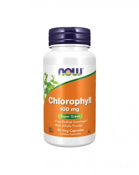 Chlorophyll 100 mg 90 Caps Now - Viva Saudável